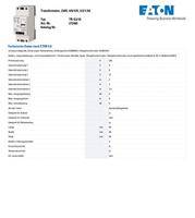 Eaton 272483 Beltransformator 4 V/AC, 8 V/AC, 12 V/AC 2 A - thumbnail
