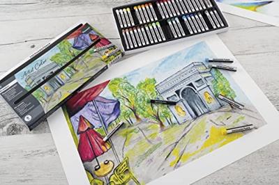 Eberhard Faber EF-522050 Oliepastelkrijt 9mm Doos 50 Stuks