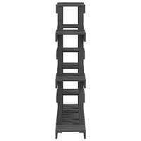 Plantenstandaard grijs 104,5x25x109,5 cm massief grenenhout - thumbnail
