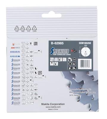 Makita Cirkelzaagblad voor Hout | Efficut | Ø 165mm Asgat 20mm 25T - B-62985 - thumbnail