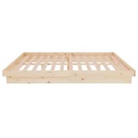 Bedframe massief hout 135x190 cm 4FT6 Double - thumbnail