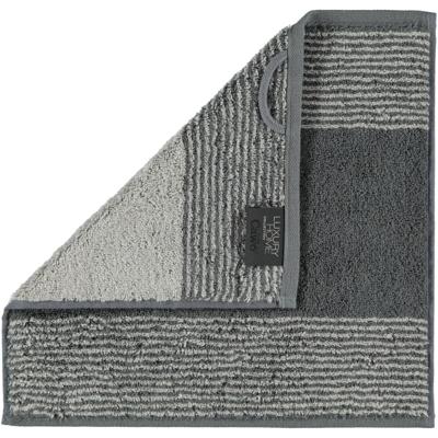 Cawö Cawö Two-Tone Gezichtsdoekje Leisteen 30x30