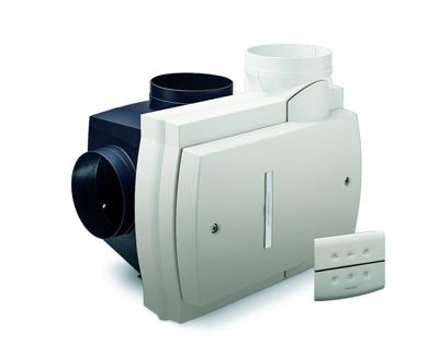 Orcon Compact 10RHB 360m3/h + vochtsensor + RFT bediening - randaarde stekker