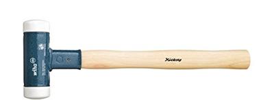 Wiha Kunststof hamer terugslagloos | zeer hard | met hickorysteel | rond-slagkop | 115 mm | 30 mm - 39008 - 39008