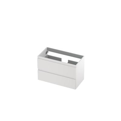 INK - Onderkast 2 Laden Greeploos Gelakt - 800x400x520 Mm - Mat Wit