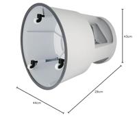 WEDO Rolhocker Step Lichtgrijs 212237 - thumbnail