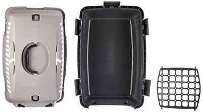 TRIXIE Draagtas Capri 1 - XS: 32x31x48 cm - Lichtgrijs en donkergrijs - Voor hond en kat