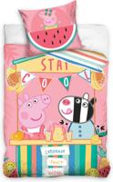 Peppa Pig Limonade Dekbedovertrek - 140x200 cm - 70 x 90 cm - thumbnail
