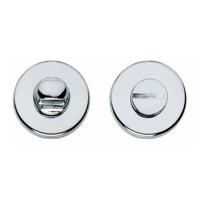 Intersteel Rozet met toilet-/badkamersluiting verdekt 49x7mm - chroom - thumbnail