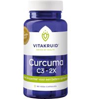 Vitakruid Curcuma C3-2X (95% curcuminoïden) met Bioperine® 60 - thumbnail