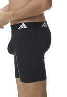 Adidas Boxershorts flex cotton lang 3-pack zwart - thumbnail