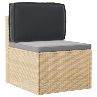 VidaXL Kussen zwart 60 x 40 x 12 cm oxford stof