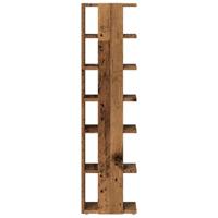 Schoenenkasten 2 st 28x27x102 cm bewerkt hout oud houtkleurig - thumbnail