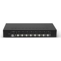 LINDY 8 Port DisplayPort 1.2 USB 2.0 KVM Switch KVM-switch 8 poorten DisplayPort 3840 x 2160 Pixel - thumbnail