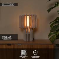 Lucide ROLLO - Tafellamp - 1xE27 - Taupe - thumbnail
