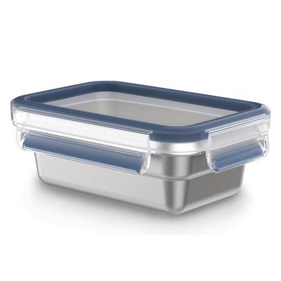 Tefal N1150310 MasterSeal Vershoudbakje 0.5L RVS/Blauw Tefal N1150310 MasterSeal Vershoudbakje 0.5L RVS/Blauw