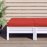 VidaXL Palletkussen 60x60x8 cm oxford stof rood - thumbnail