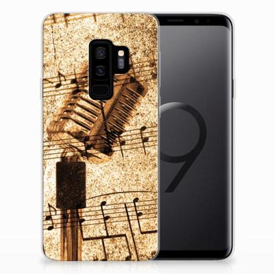Samsung Galaxy S9 Plus | Siliconen hoesje | met foto Bladmuziek