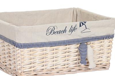 Mandenset DKD Home Decor 48 x 38 x 13 cm Polyester Spiralen (5 Stuks)