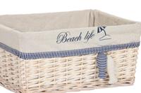 Mandenset DKD Home Decor 48 x 38 x 13 cm Polyester Spiralen (5 Stuks) - thumbnail