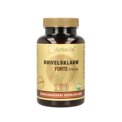 Artelle Duivelsklauw forte 616mg 100 Vegetarische capsules Artelle Duivelsklauw forte 616mg 100 Vegetarische capsules