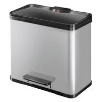Hailo 0630-220 öko duo plus l pedaalemmer 17+9l rvs/zilver - thumbnail
