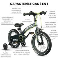 Kinderfiets Ociotrends Grijs - thumbnail