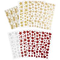 Creativ Company Glitterstickers, vel 10x24+12x18,5 cm, 8 vel/ 1 doos - thumbnail