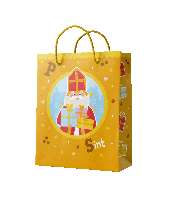 Cadeautas XL Sint & Piet Cartoon Vigo - thumbnail
