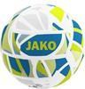 JAKO 2339 Minibal Iconic - Wit/Jako Blauw/Fluogeel - 1