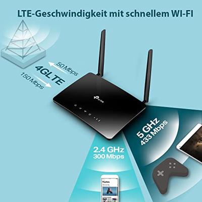 TP-Link AC1200 Draadloze Dual-band 4G-LTE-router Archer MR400 wlan lte router - thumbnail