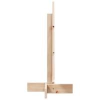 Kerstdecoratie kerstboom 60 cm massief grenenhout - thumbnail