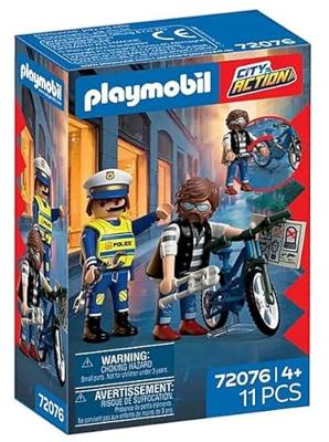 PLAYMOBIL City Action fietsendiefstal 72076