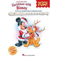 Hal Leonard - Christmas With Disney voor blokfluit - thumbnail