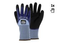 Safety Jogger Snijbestendige HPPE handschoen met dubbele nitril coating | Grijs/Blauw | Maat 9 - SW1654900 - thumbnail