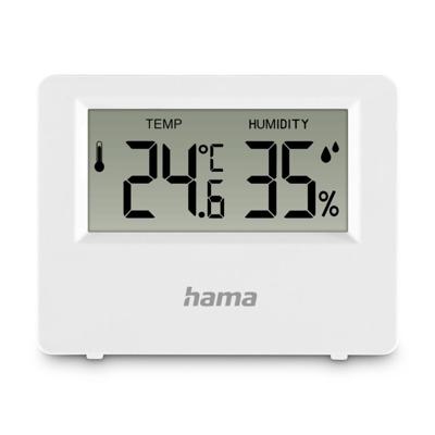Hama Thermometer + Hygrometer voor Binnen en Buiten Wit Hama Thermometer + Hygrometer voor Binnen en Buiten Wit