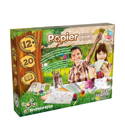 Brandunit Papier recyclen van science 4 you, experimenteer set