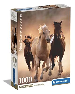Clementoni High Quality Collection Puzzel Paarden 1000 Stukjes Clementoni High Quality Collection Puzzel Paarden 1000 Stukjes