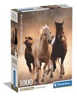 Clementoni High Quality Collection Puzzel Paarden 1000 Stukjes - thumbnail