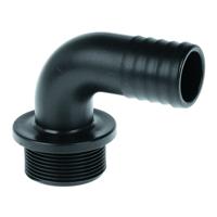 PP haakse slangpilaar met buitendraad - 1" x 25 mm - thumbnail