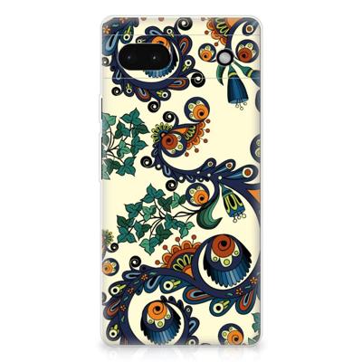 Siliconen Hoesje Google Pixel 6A Barok Flower Siliconen Hoesje Google Pixel 6A Barok Flower