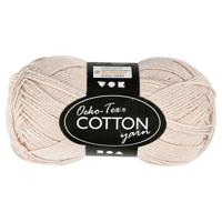 Creativ Company Katoengaren, zandkleur, 50gr, 170m - thumbnail