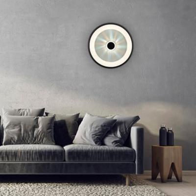 Just Light Ronde plafondlampVertigo zwart Ø 46,5cm - 14384-18