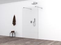 Inloopdouche Wiesbaden Slim 70x200cm 8mm Helder Antikalk Coating (Exclusief profiel) - thumbnail