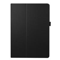 Shop4 - Microsoft Surface Pro 7 Plus Hoes - Book Cover Lychee Zwart - thumbnail