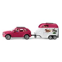 schleich HORSE CLUB avontuur met auto en paardentrailer 42535 - thumbnail