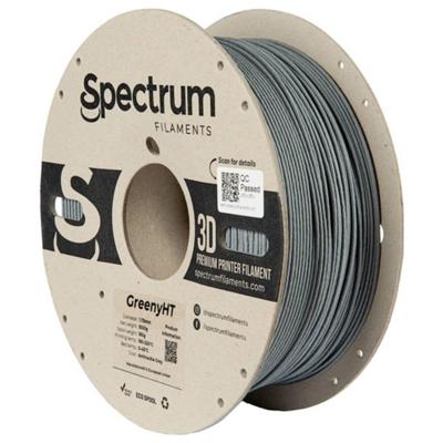 Spectrum Filaments 80701 GreenyHT Filament PLA kunststof Hittebestendig, Hoge stijfheid, Mat 1.75 mm 1000 g Anthracite Grey, Antraciet-grijs, Grijs 1 stuk(s) Spectrum Filaments 80701 GreenyHT Filament PLA kunststof Hittebestendig, Hoge stijfheid, Mat 1.75 mm 1000 g Anthracite Grey, Antraciet-grijs, Grijs 1 stuk(s)