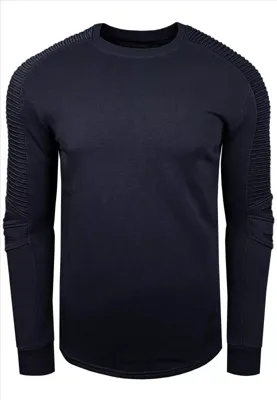 RustyNeal - Heren Trui - Marine - Longsleeve - Modernfit