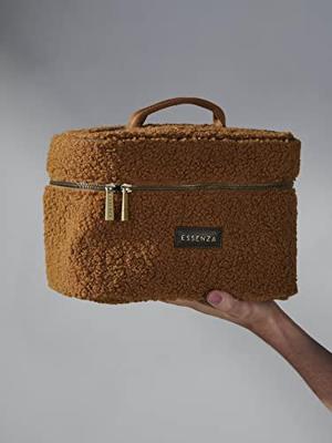 Essenza Essenza Tracy Teddy Beauty Case L: 25 - W: 17 - H: 17 Leather brown
