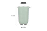 Mepal mixbeker met deksel 1l chalk - thumbnail